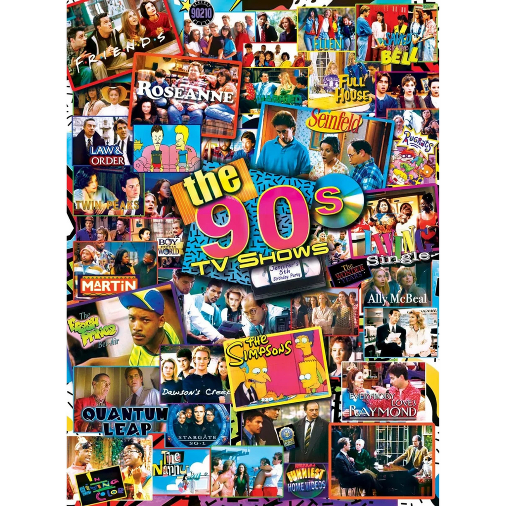 MasterPieces Puzzles: Decades - The 90's Movies / TV Shows / Music - Three 500 Piece Puzzles