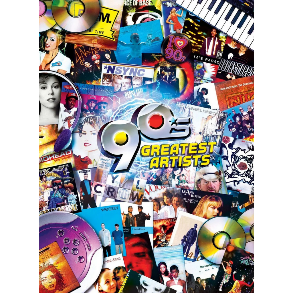 MasterPieces Puzzles: Decades - The 90's Movies / TV Shows / Music - Three 500 Piece Puzzles