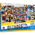 MasterPieces Puzzles: Decades - The 90's Movies / TV Shows / Music - Three 500 Piece Puzzles