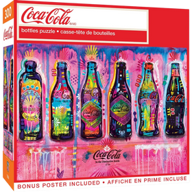 MasterPieces Puzzles: Coca-Cola - Bottles (300pcs, EZ Grip)