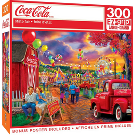 MasterPieces Puzzles: Coca-Cola - State Fair (300pcs, EZ Grip)