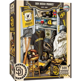 MasterPieces Puzzles: San Diego Padres - Locker Room (500pcs)