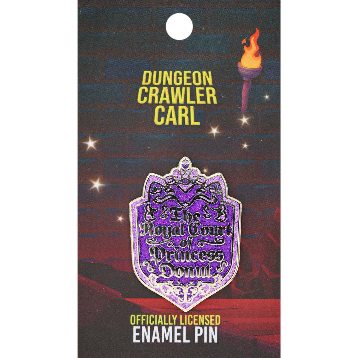 Dungeon Crawler Carl: The Royal Court of Princess Donut Enamel Pin
