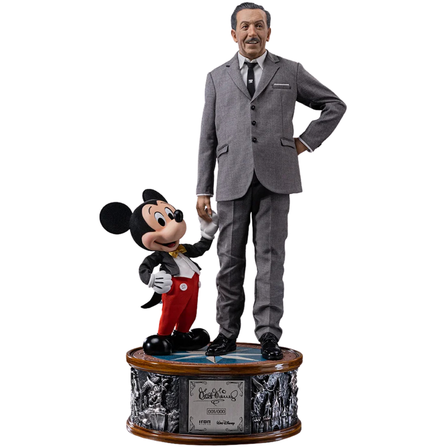Disney: Walt Disney & Mickey Mouse DSNEY145526-14 - Legacy Replica 1/4 Statue (PREORDER)
