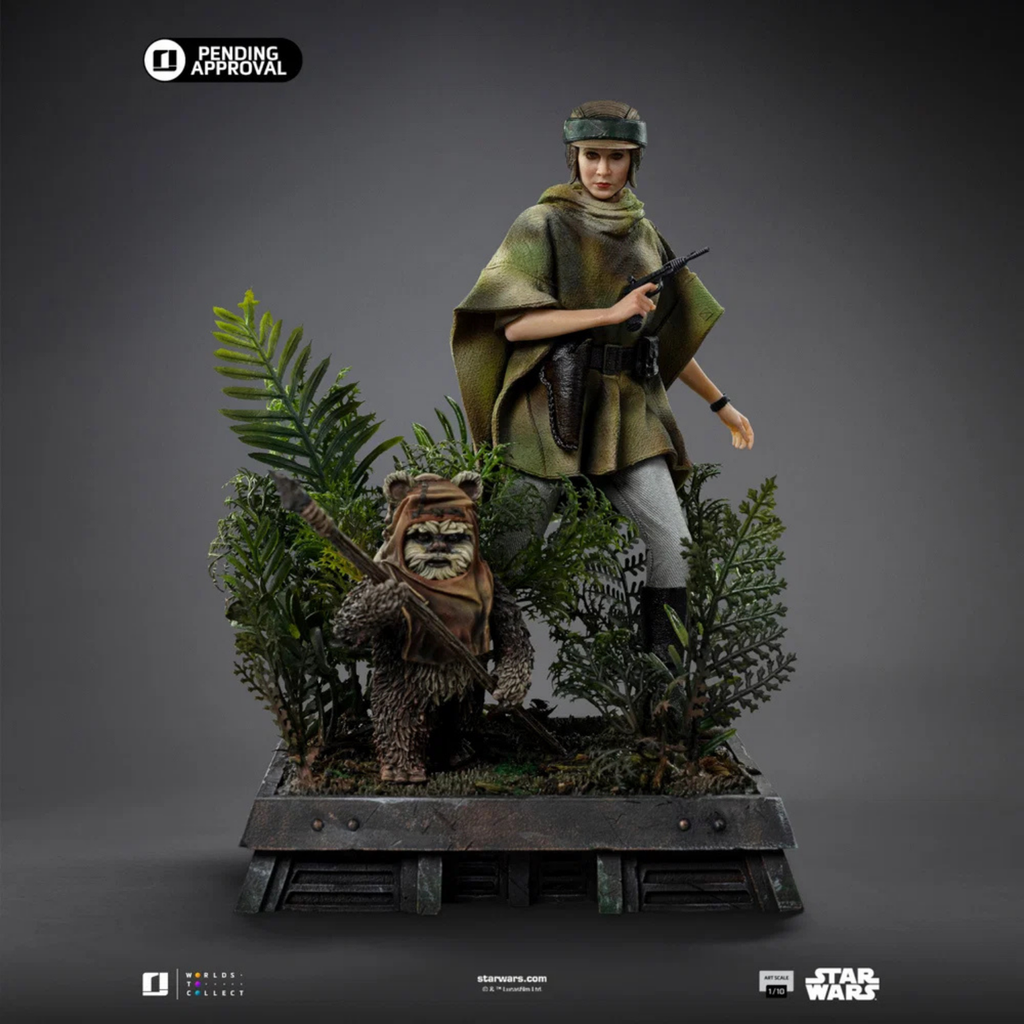 Star Wars: Return of the Jedi - Leia and Wicket LUCSWR126625-10 - Art Scale 1/10 Statue