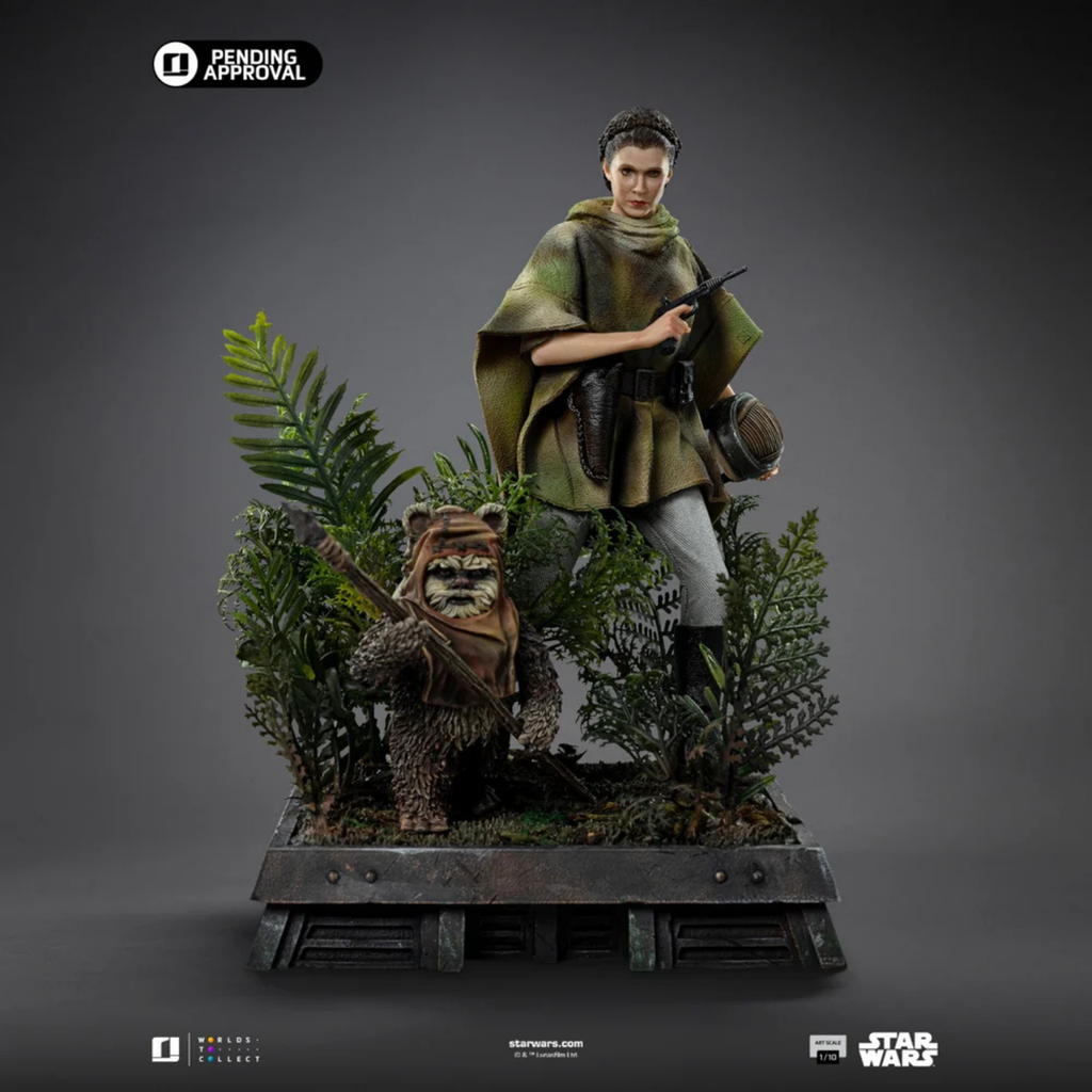 Star Wars: Return of the Jedi - Leia and Wicket LUCSWR126625-10 - Art Scale 1/10 Statue