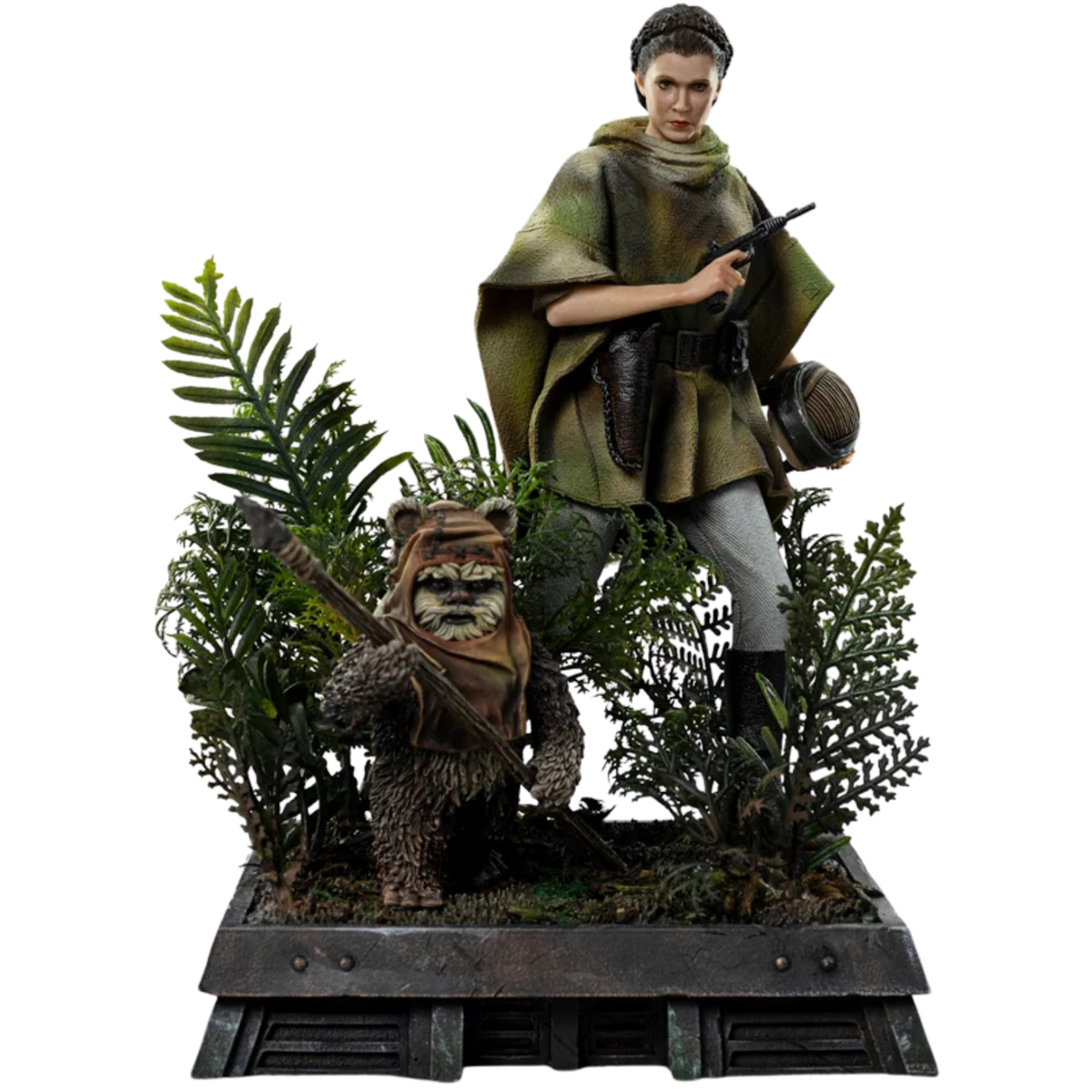 Star Wars: Return of the Jedi - Leia and Wicket LUCSWR126625-10 - Art Scale 1/10 Statue