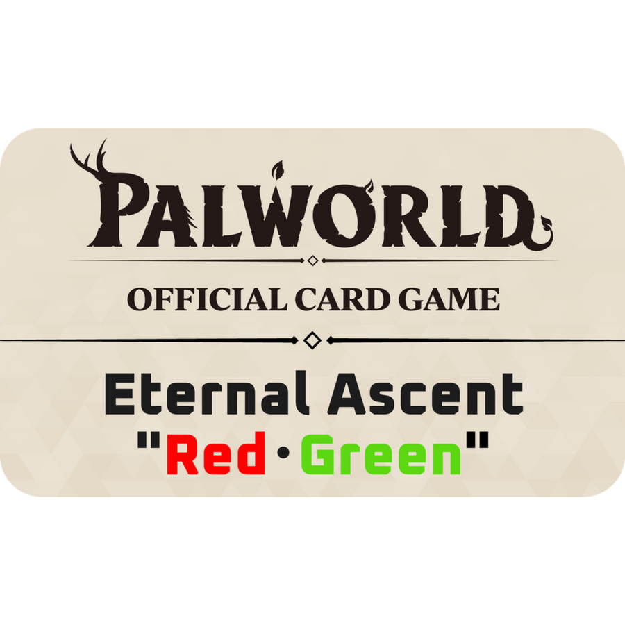 Palworld Official Card Game: Eternal Ascent - Red/Green - Trial Deck (PREORDER)