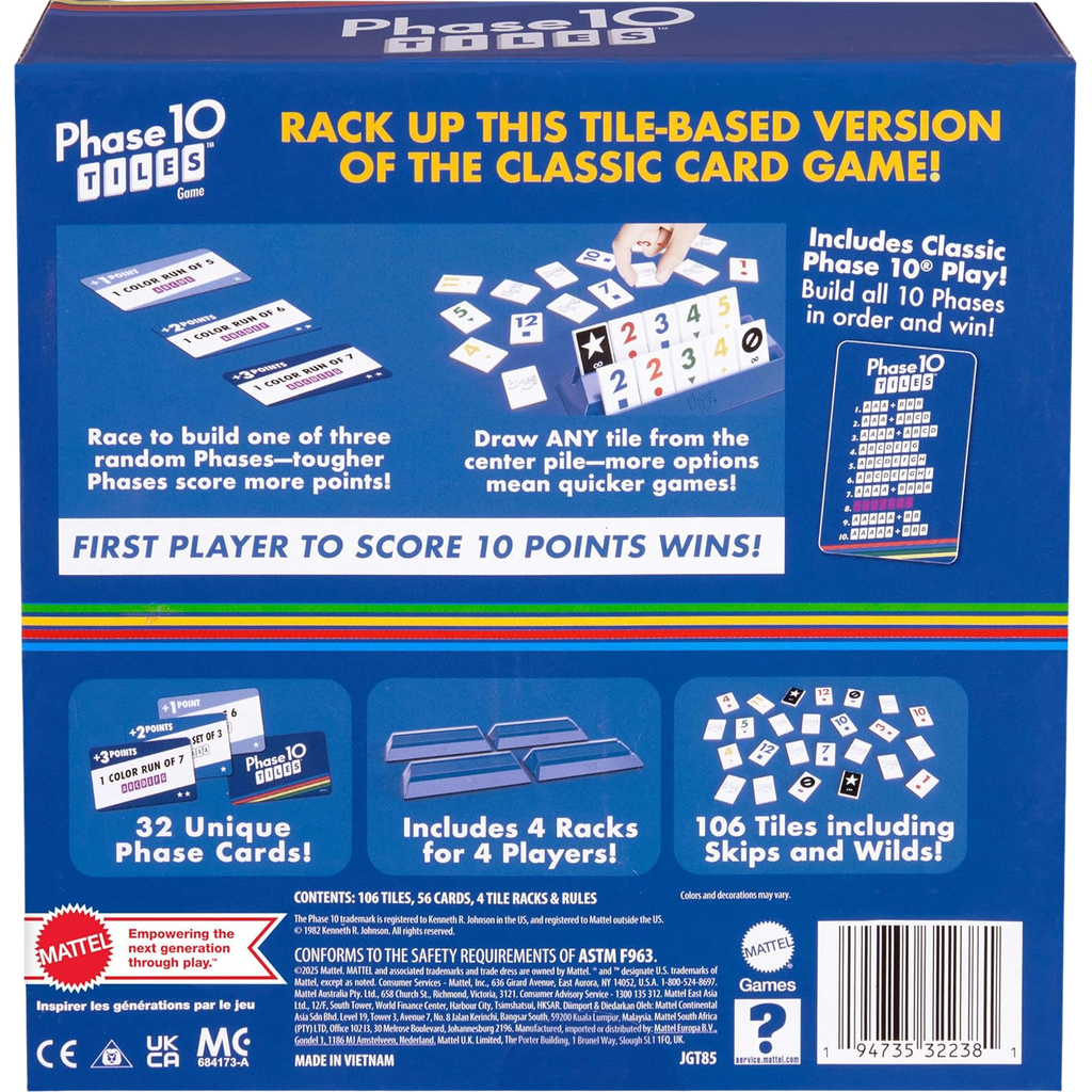 Phase 10 Tiles