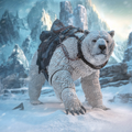 Mythic Legions: Isbjorn (Polar Bear Mount) (PREORDER)