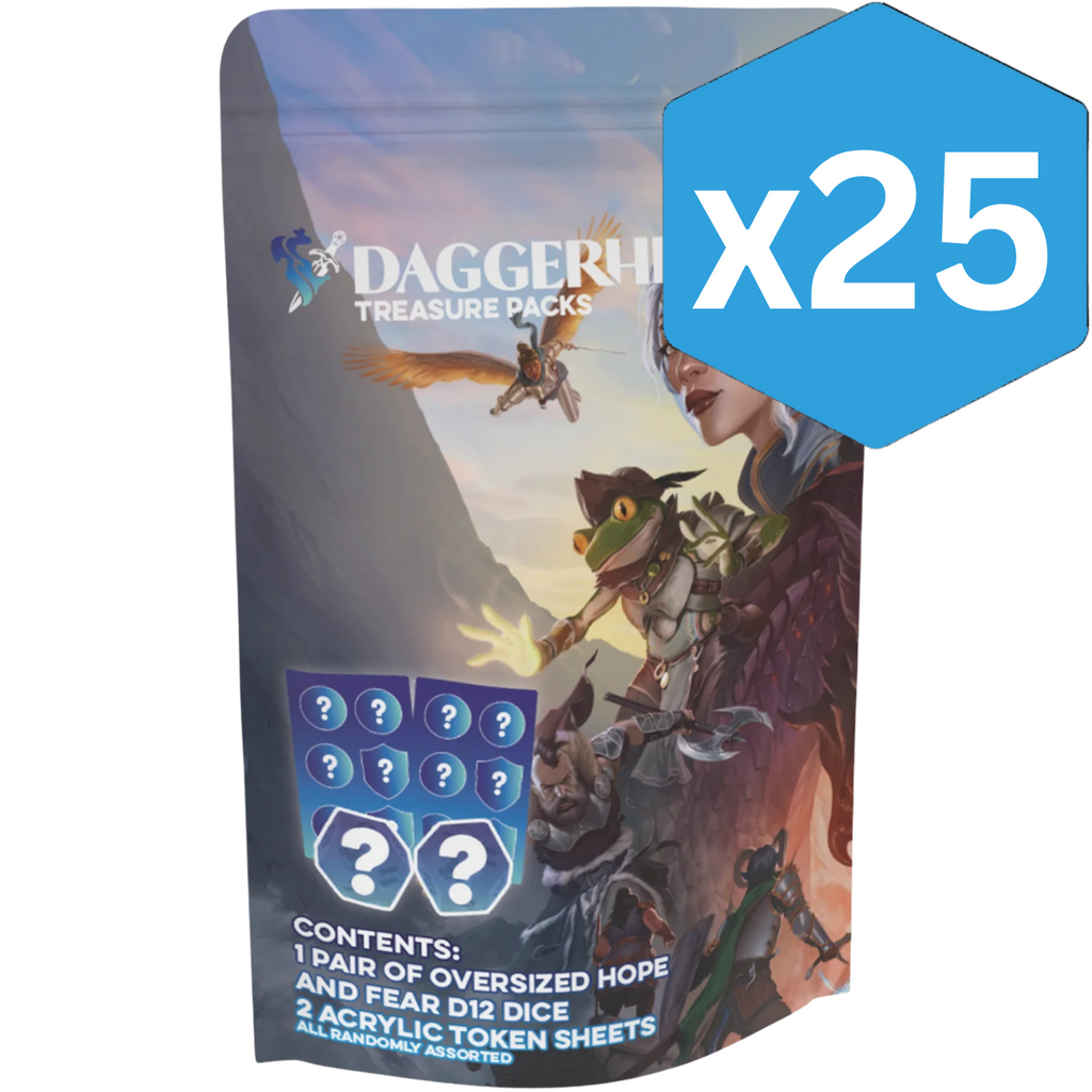 Sirius Dice: Daggerheart: Domains of Daggerheart - Treasure Packs - Display (25) (PREORDER)