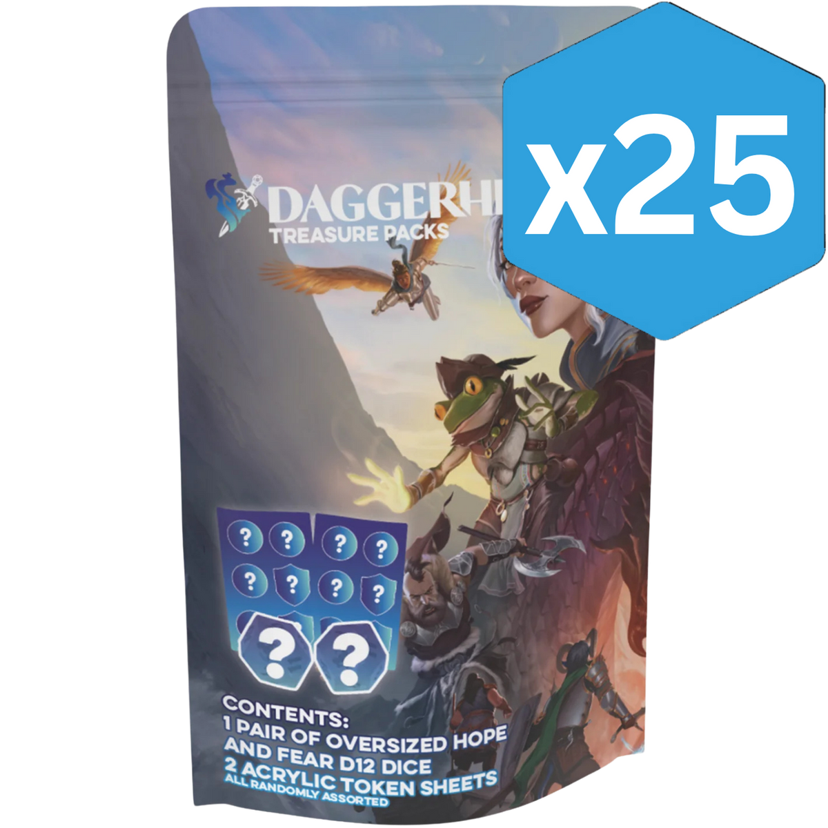 Sirius Dice: Daggerheart: Domains of Daggerheart - Treasure Packs - Display (25) (PREORDER)