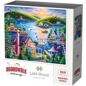 Boardwalk Puzzle Company: Lake House - Personal Puzzle (210pcs)