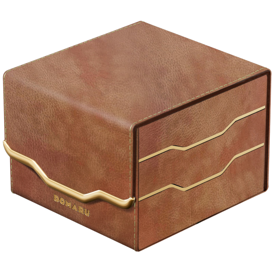 DOMARU Deck Box: Armory Collection - Chestnut - Horizon 133+ Sideloading Box (PREORDER)