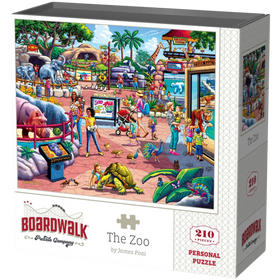 Boardwalk Puzzle Company: The Zoo - Personal Puzzle (210pcs)