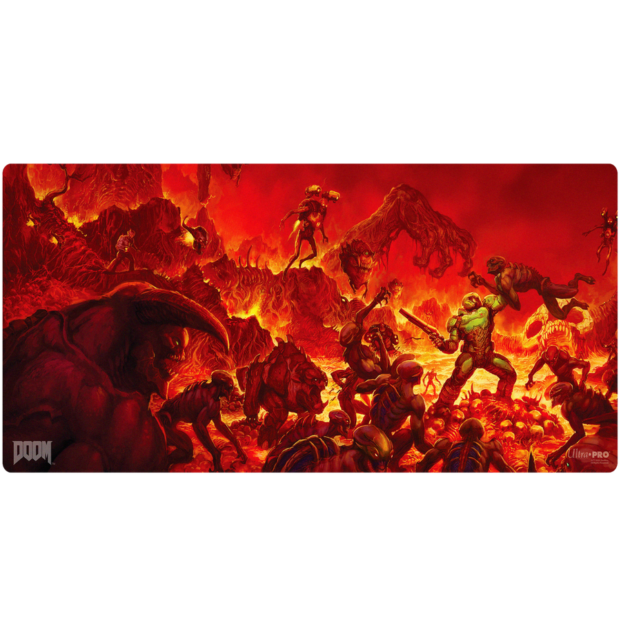 Ultra Pro Playmat: DOOM Creatures of Hell (Extended) (PREORDER)