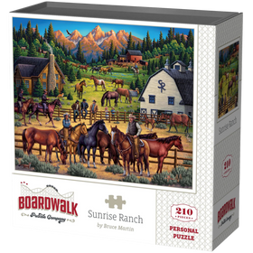 Boardwalk Puzzle Company: Sunrise Ranch - Personal Puzzle (210pcs)