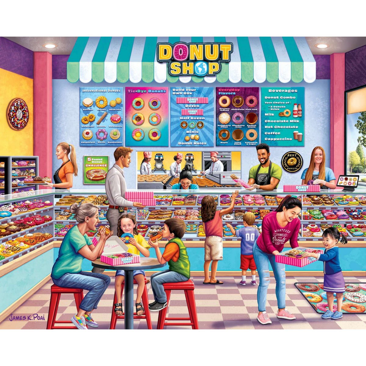 Boardwalk Puzzle Company: Donut Shop (500pcs)