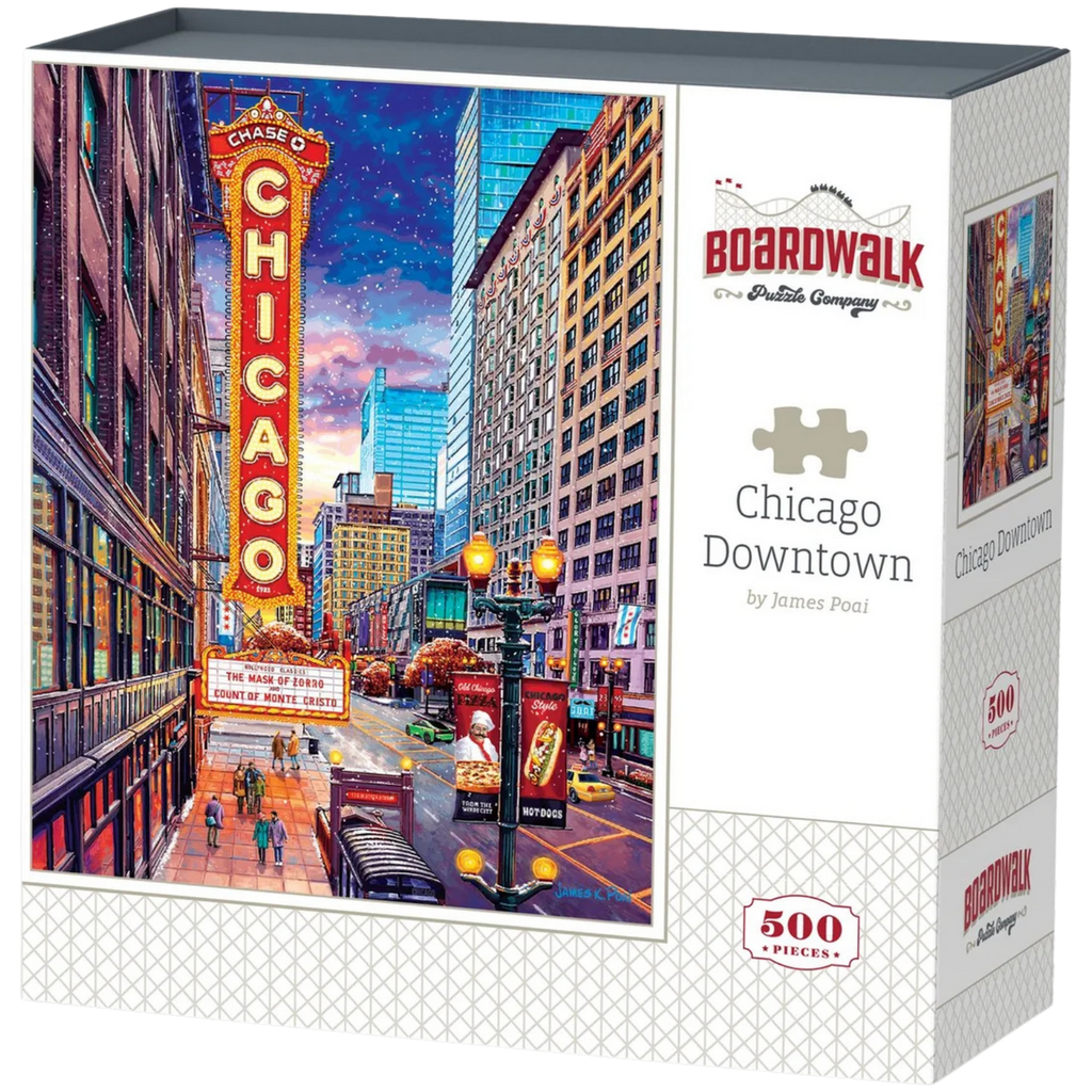 Boardwalk Puzzle Company: Chicago Downtown - Personal Puzzle (210pcs)