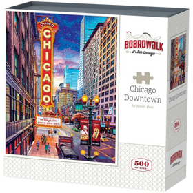 Boardwalk Puzzle Company: Chicago Downtown - Personal Puzzle (210pcs)