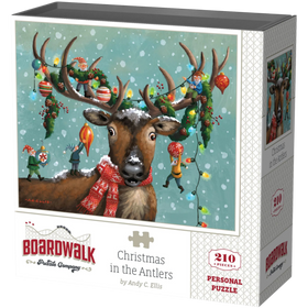 Boardwalk Puzzle Company: Christmas in the Antlers - Personal Puzzle (210pcs)