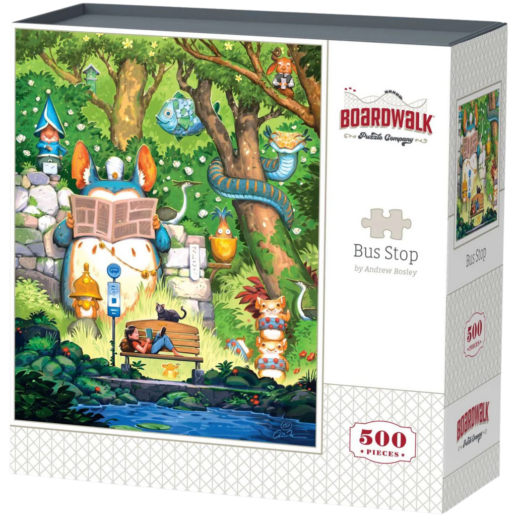 Boardwalk Puzzle Company: Bus Stop (500pcs)