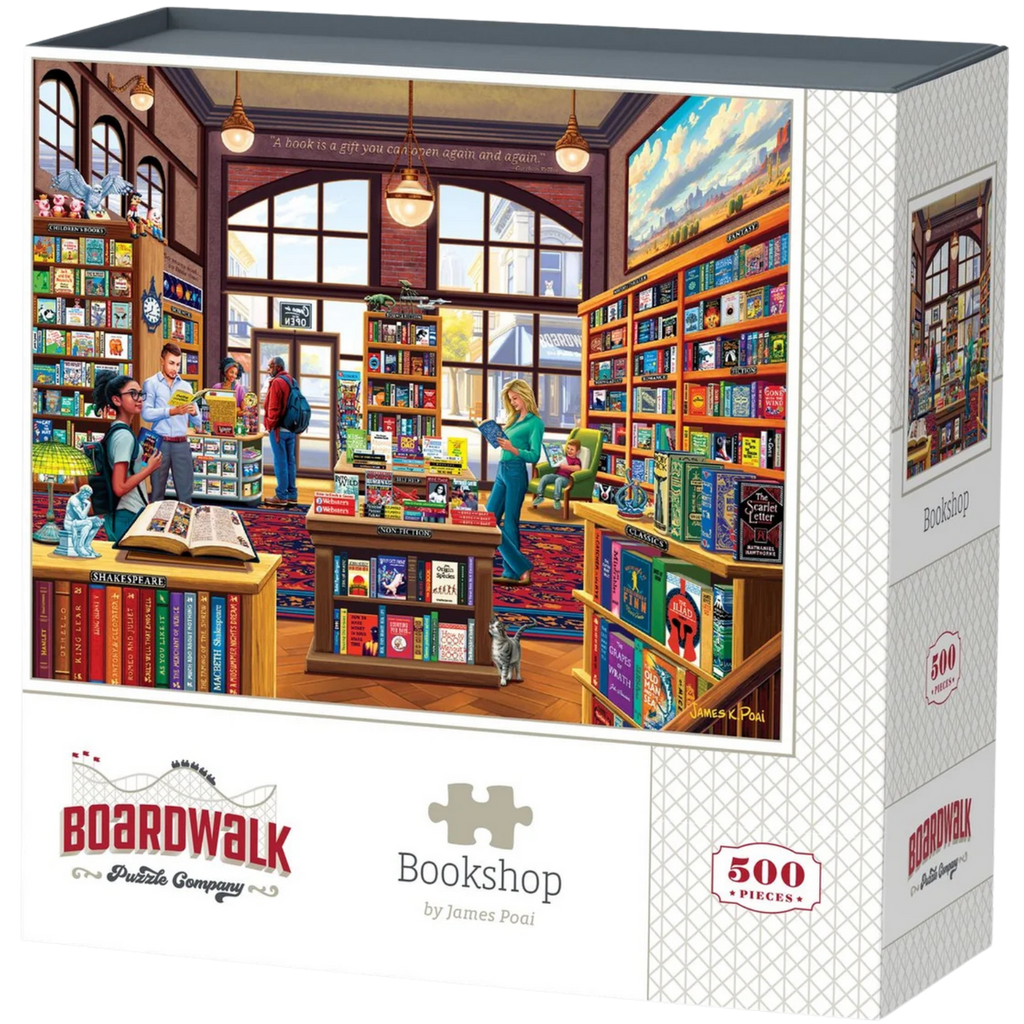 Boardwalk Puzzle Company: Bookshop (500pcs)