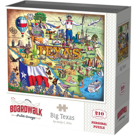 Boardwalk Puzzle Company: Big Texas - Personal Puzzle (210pcs)