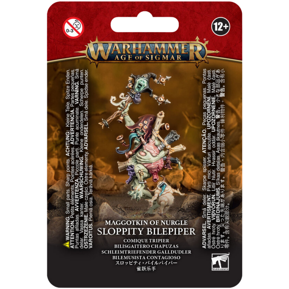Warhammer Age of Sigmar: Maggotkin of Nurgle - Sloppity Bilepiper (Red Box)