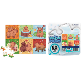 MicroPuzzles: Puzzle Packs - Mood: Capybara (80pcs)