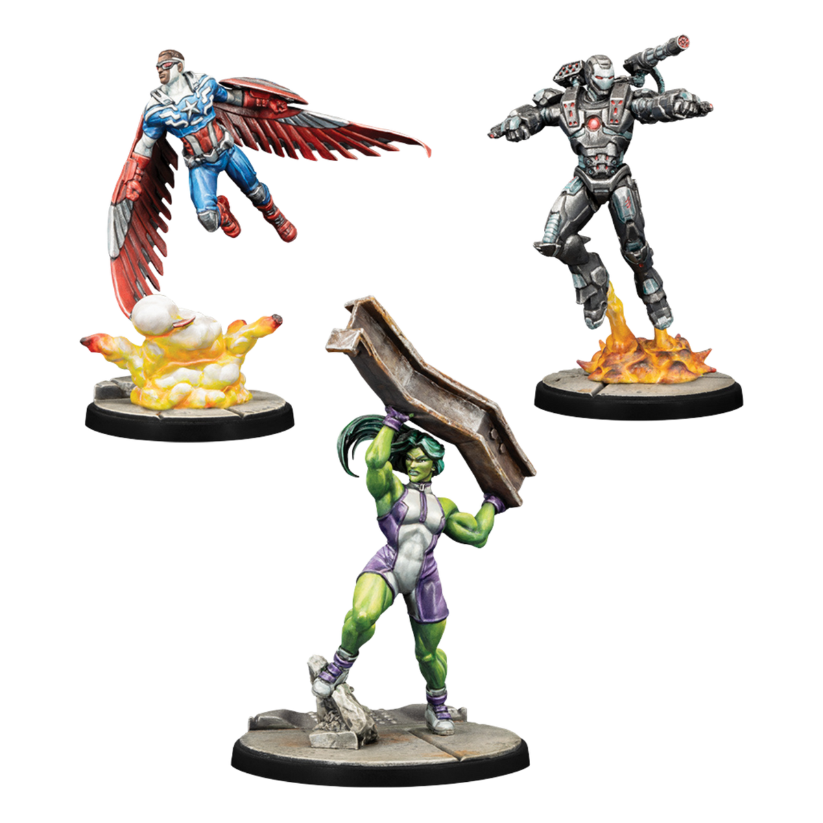 Marvel: Crisis Protocol - Captain America & The Avengers Character Pack (PREORDER)