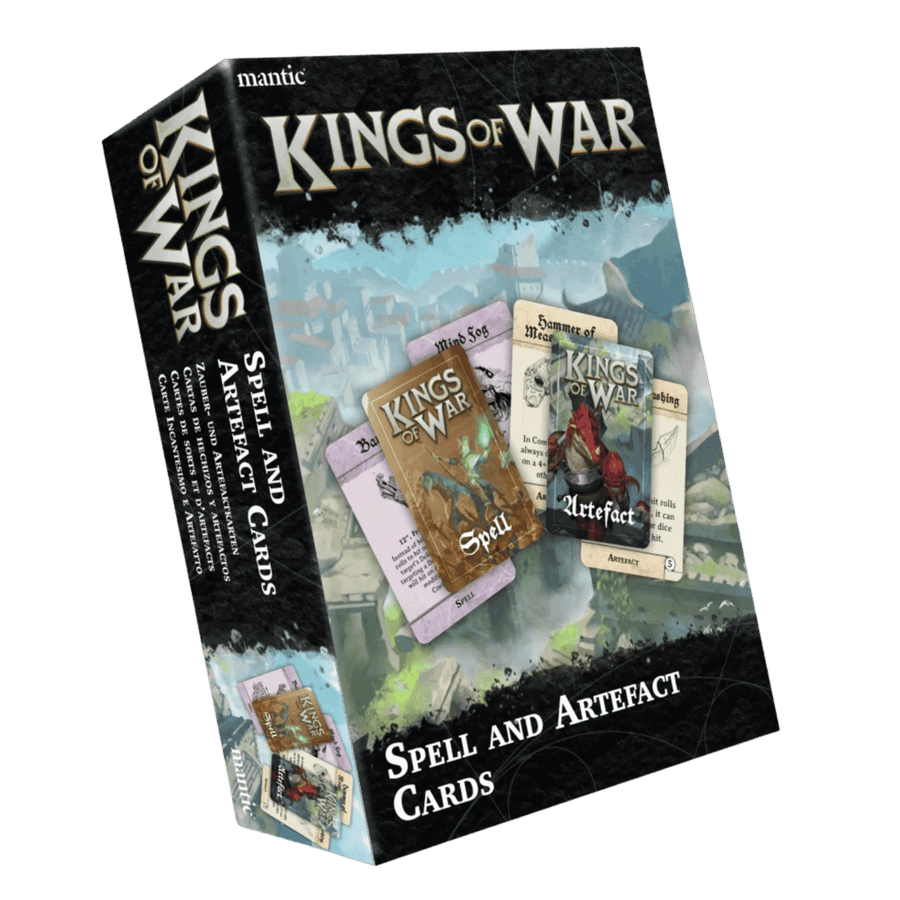 Kings of War 4E: Spell and Artefact Cards