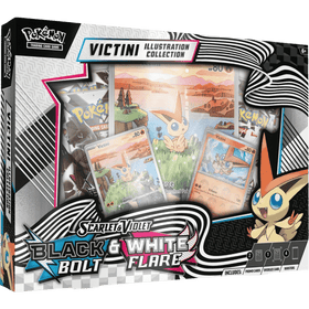 Pokemon: Scarlet & Violet - Black Bolt & White Flare - Victini Illustration Collection
