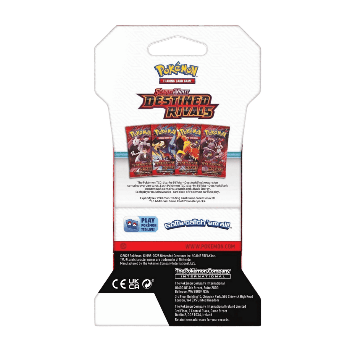 Pokemon: Scarlet & Violet - Destined Rivals - Sleeved Booster Pack