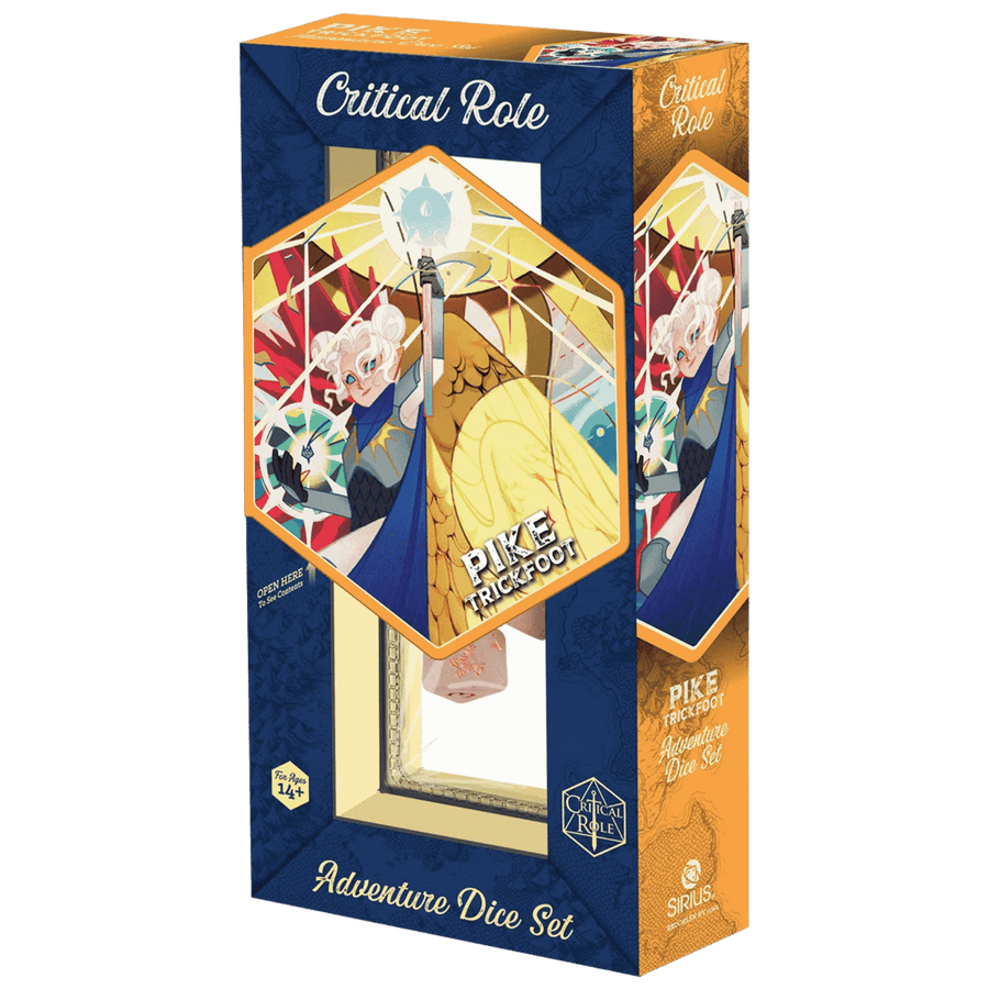 Sirius Dice: Critical Role Vox Machina Adventure Dice Set - Pike Trickfoot