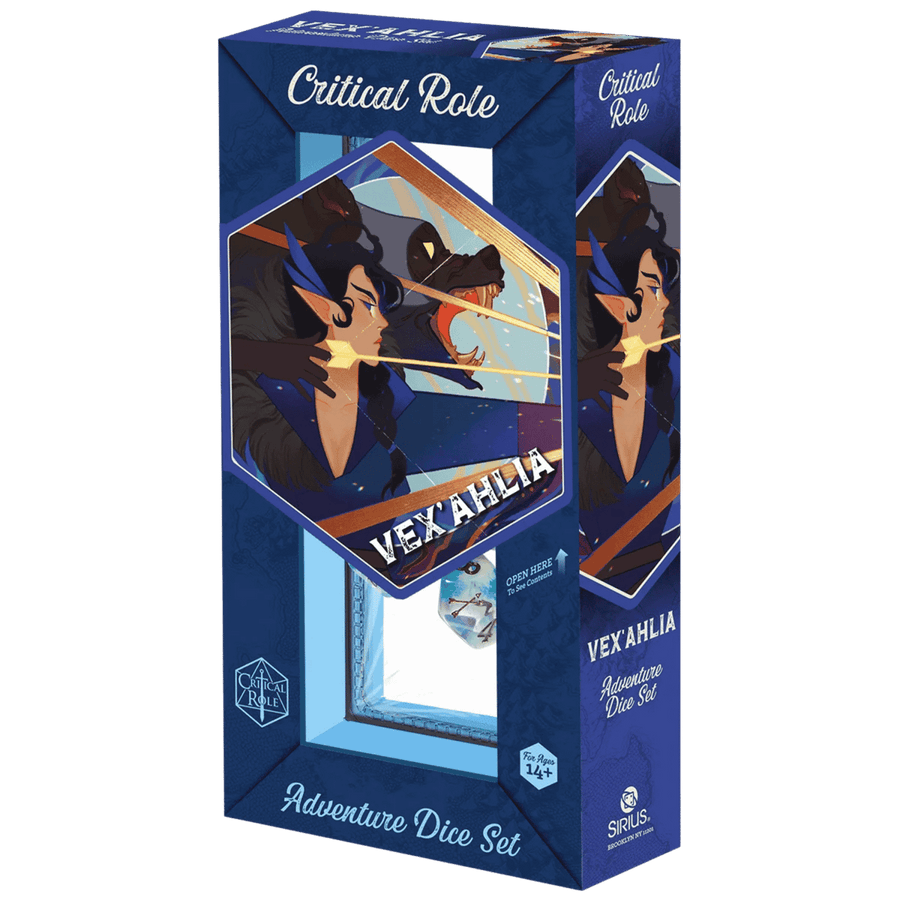 Sirius Dice: Critical Role Vox Machina Adventure Dice Set - Vex'ahlia (PREORDER)