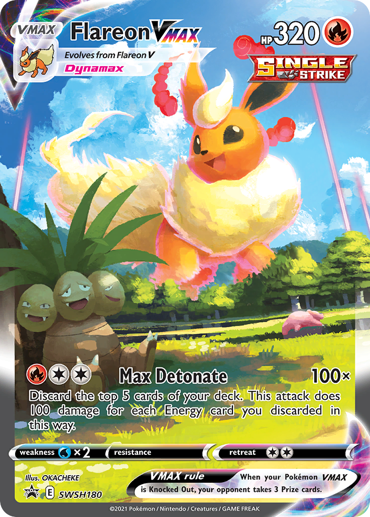 Flareon VMAX SWSH180/298 - SWSH Black Star Promos Holofoil (HP)