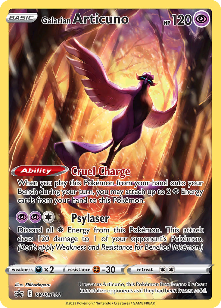 Galarian Articuno - SWSH282 SWSH282 - SWSH Sword Shield Promo Cards Holofoil (HP)