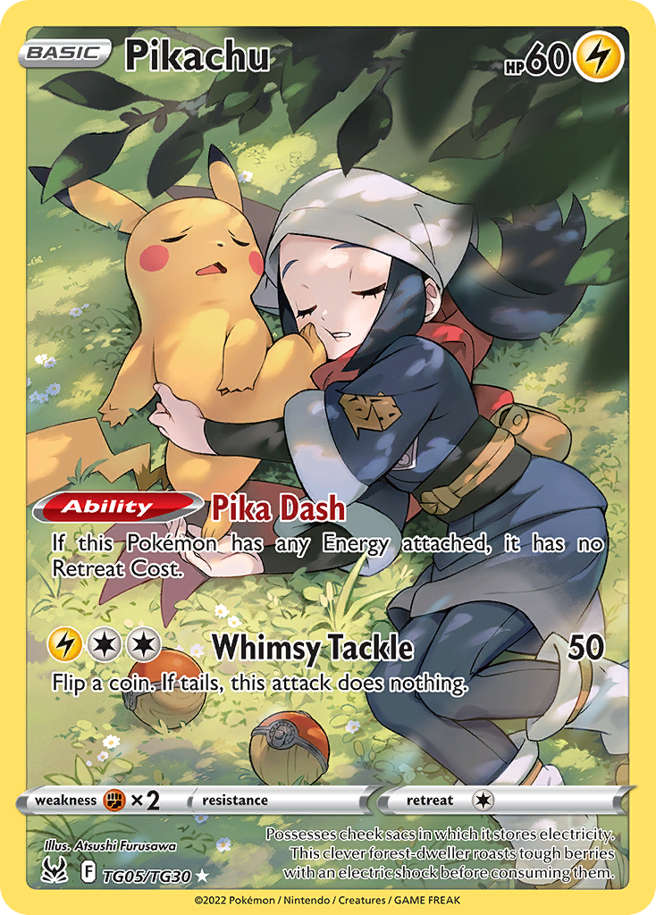 Pikachu TG05/30 - Lost Origin Trainer Gallery Holofoil (MP)