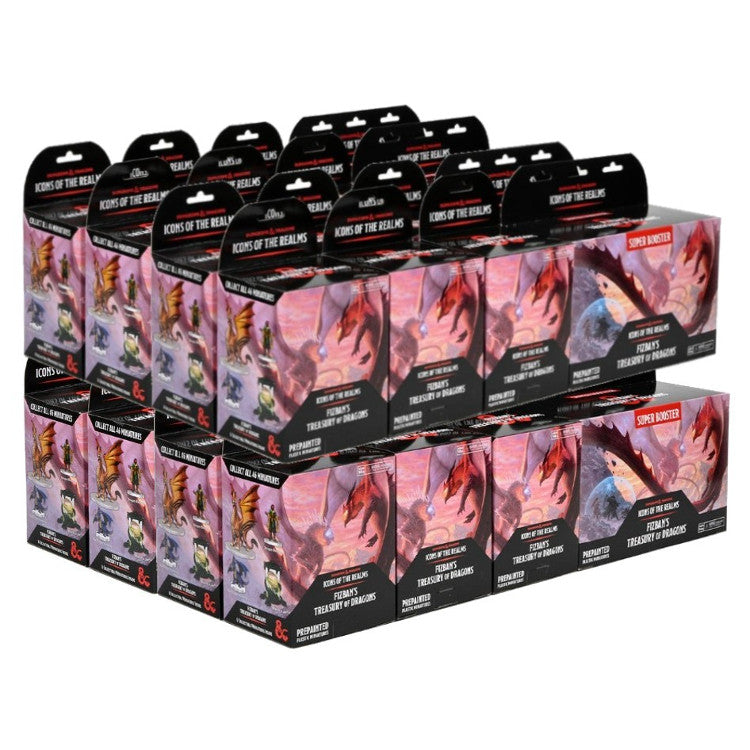 Dungeons & Dragons Miniatures: Icons of the Realms - Fizban's Treasury of Dragons - Booster Case (32) w/ Promo* (On Sale)