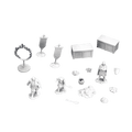 Wizkids Deep Cuts Unpainted Miniatures: Castle - Kingdom Retainers
