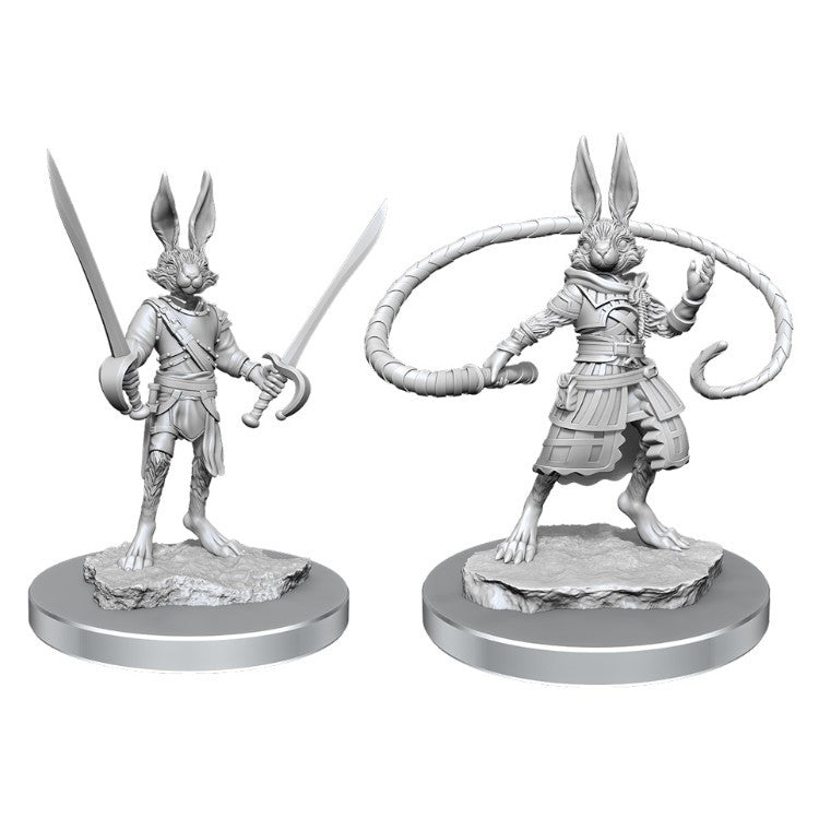 Dungeons & Dragons Nolzur's Marvelous Unpainted Miniatures: Harengon Rogues (Wave 17)