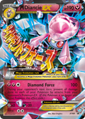 M Diancie-EX XY44/211 - XY Black Star Promos Holofoil (HP)