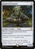 Stonecoil Serpent (PPELD-235P) - Throne of Eldraine Promos