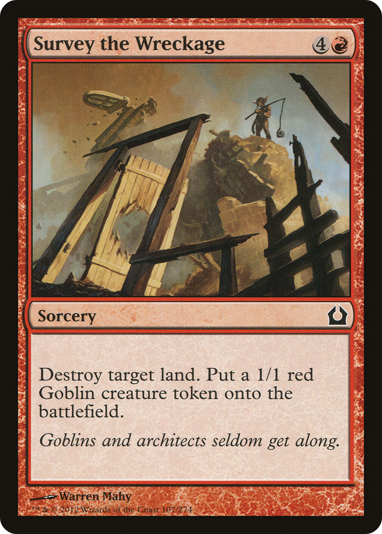 Survey the Wreckage (RTR-107) - Return to Ravnica Foil