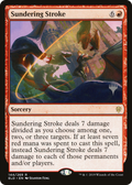 Sundering Stroke (PPELD-144) - Throne of Eldraine Promos Foil