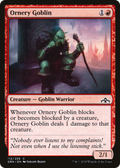 Ornery Goblin (GRN-112) - Guilds of Ravnica Foil