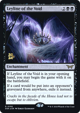 Leyline of the Void (PRE-106S) - Duskmourn: House of Horror Promos Foil