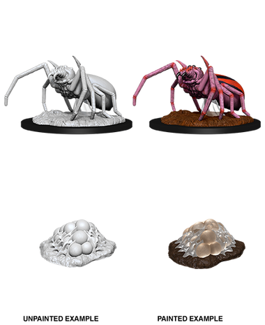 Dungeons & Dragons: Nolzur's Marvelous Unpainted Miniatures - Giant Spider & Egg Clutch