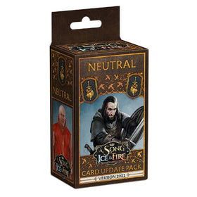A Song of Ice & Fire Miniatures Game: Neutral - Card Update Pack (Version 2021)